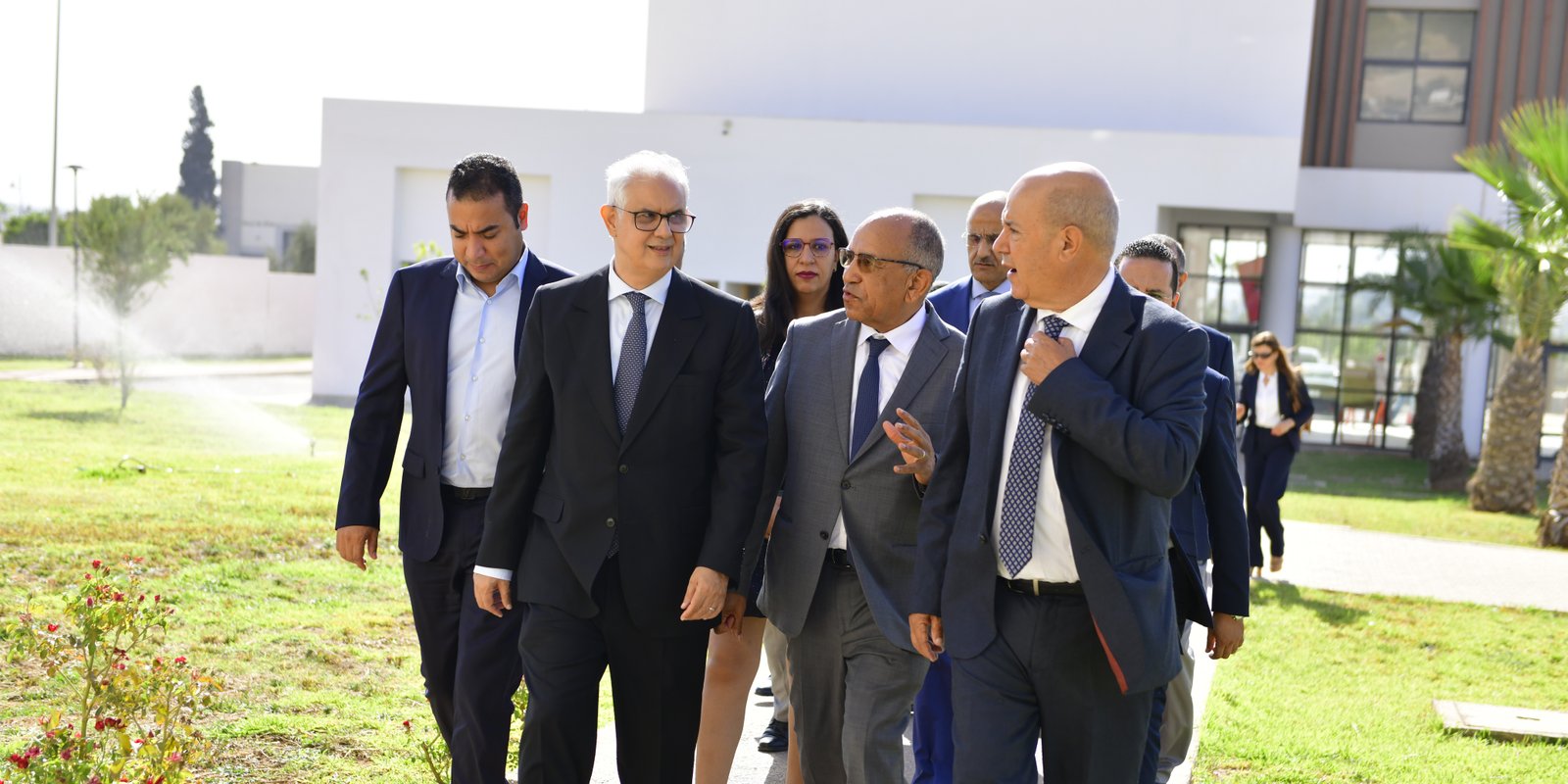 Visite officielle de Monsieur le Ministre de l’Équipement et de l’Eau à l’IFMBTP 
